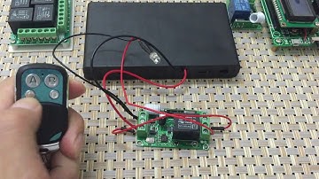 433 Mhz Universal Wireless Remote Control Switch DC12V 1ch relay Receiver Module