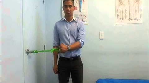 Rotator Cuff Strengthening Exercises With Theraband - External Rotation