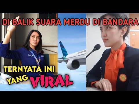 (VIRAL) PENGISI SUARA DI BANDARA INTERNATIONAL JAKARTA. TERNYATA CANTIK😍😍