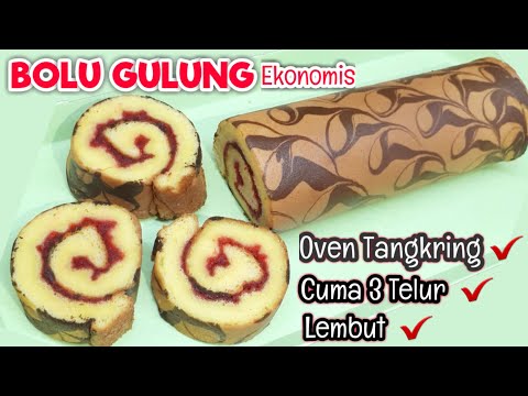 RESEP KUE BOLU GULUNG OVEN TANGKRING TAKARAN SENDOK & Tips Bolu Gulung