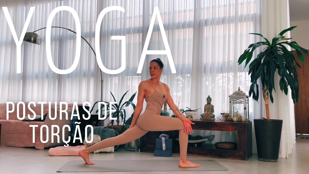 AULA DE YOGA POSTURAS DE TORÇÃO