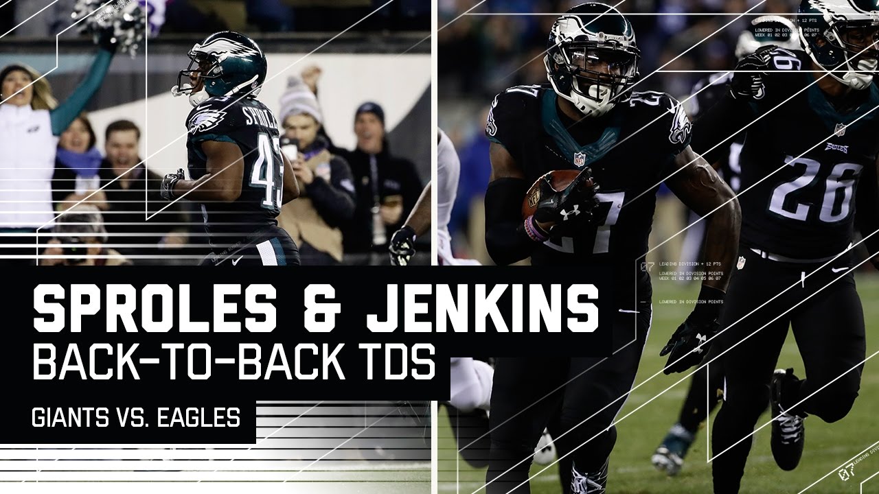 Eagles Start Hot with 78-yard TD Drive & Jenkins Pick-6! | Giants vs. Eagles | NFL Wk 16 Highlights