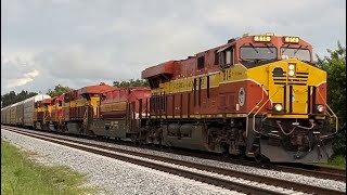 FEC 105 @ MP232.86 w/ Horn Salute, 714, & 823 Trailing 5:40 PM