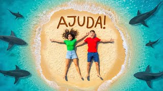 Thumbnail for 24 HORAS PRESOS em uma ILHA DESERTA! *Sobrevivemos?