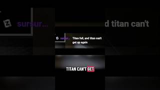 Wait are we still talking about titans? 🤣