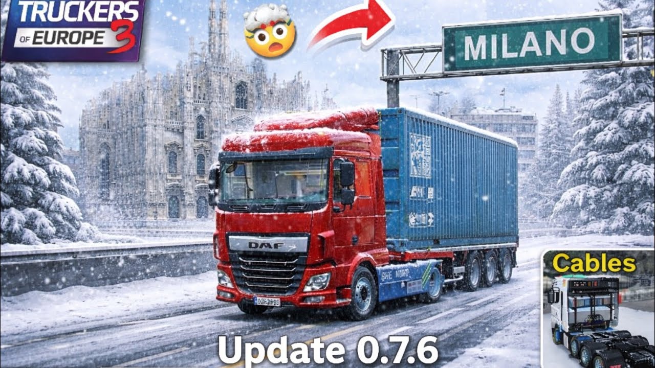 Milano Map gameplay | 0.7.6 update Truckers of Europe 3