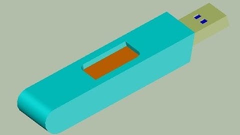 #AutoCAD TUTORIAL 2018   USB MEMORY MODELLING#