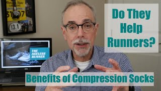 Don't get too excited about wearing compression socks for running