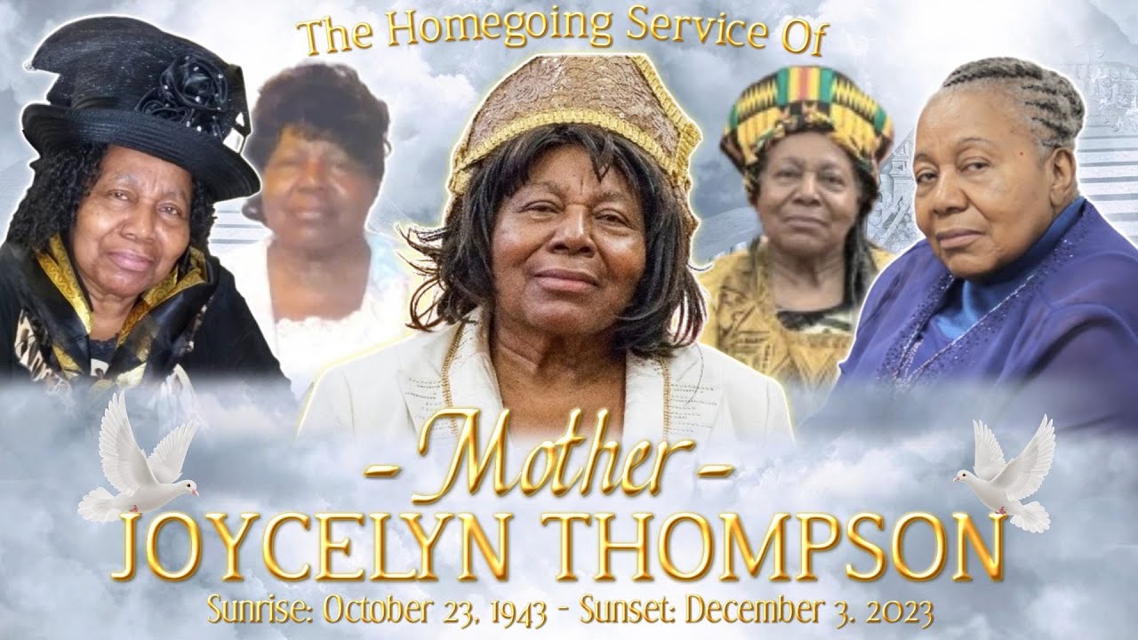 Homegoing Homegoing Service _ Joycelyn Thompson - Dec 22, 2023 - YouTube