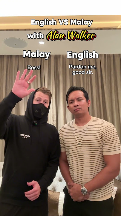 Alan walker speaking Malay. #alanwalker #malaylanguage