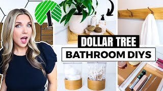 DIYed My Bathroom With $1 Items From Dollar Tree...You Won't Believe #3!