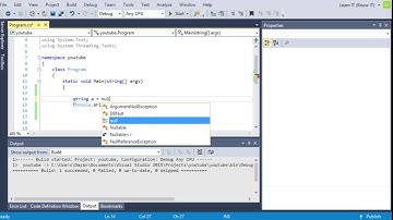 C# - 20 - Null Strings
