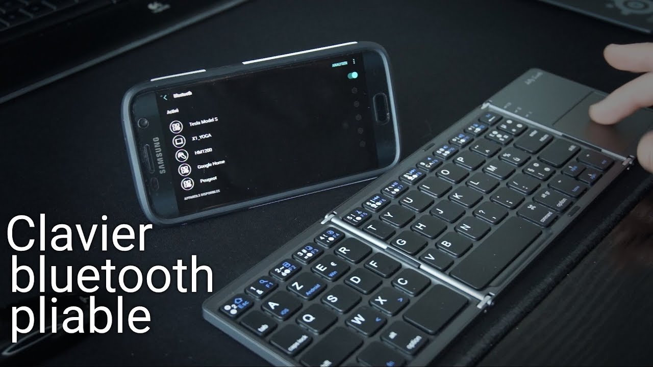 Clavier Bluetooth Menotek Flexible - Add-Tronique