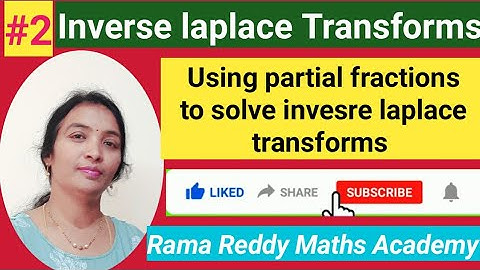 M2 R22 JNTUH Inverse laplace transforms || problems using partial fractions || Laplac transforms