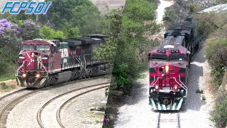 Trenes Contra la Pendiente! ES44AC Fallando y Porra Interminable. Ferrosur Acultzingo, Parte 5.