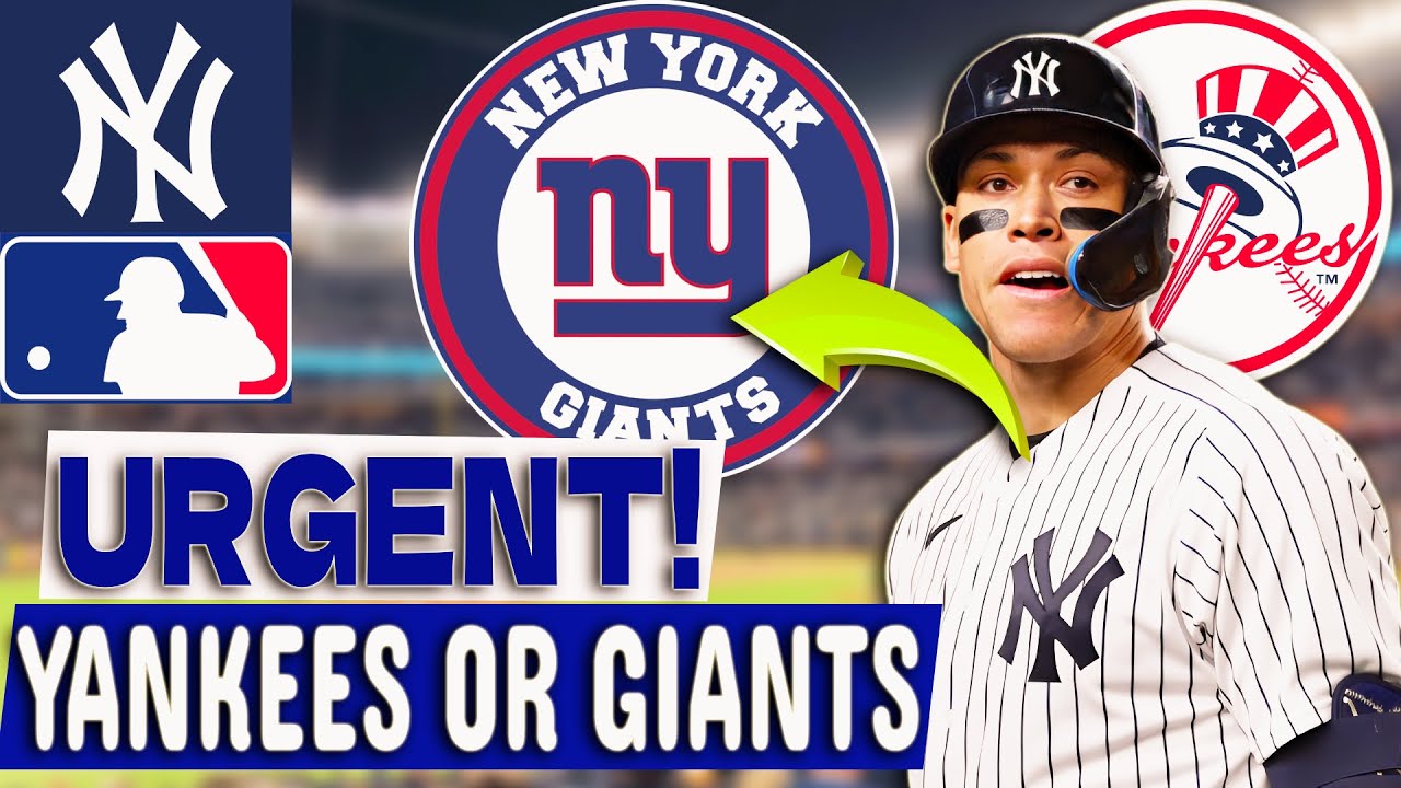 JUST LEFT! RUMOR FREE AGENCY AARON JUDGE 50 TO 50 YANKEES AND GIANTS