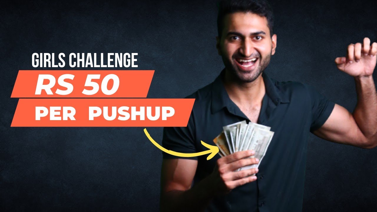 Win Rs 50 for every Push-Up | Girls Public Challenge