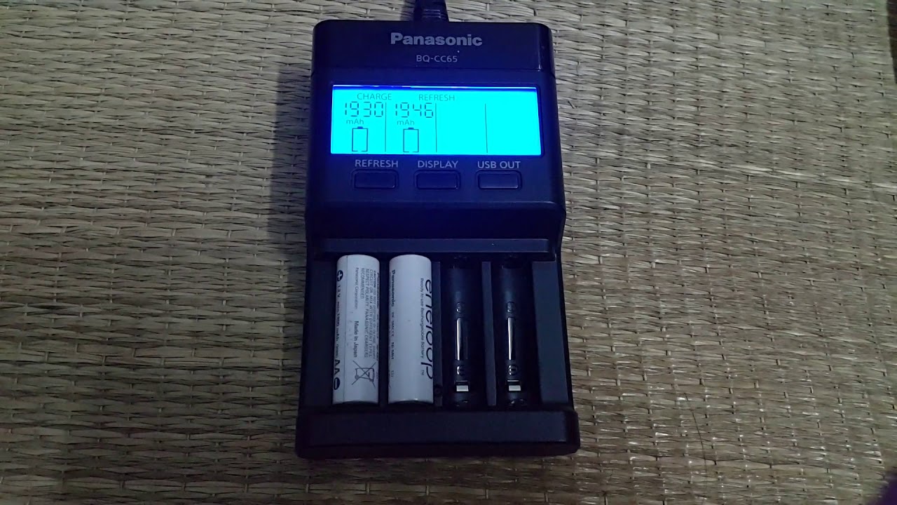Panasonic NiMH charger BQ-CC65 - Refresh mode test (part 4)