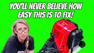 Craftsman or Troybilt trimmer won't start? How to easily diagnose and repair your 2 cycle trimmer.