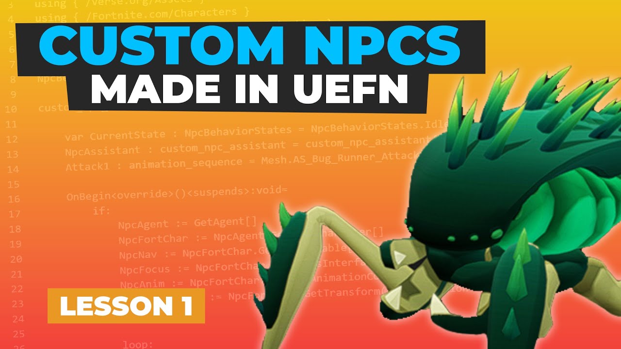 Uefn Npc Script Make Custom NPCs | 2025 NEW | (UEFN & Verse Tutorial) - YouTube