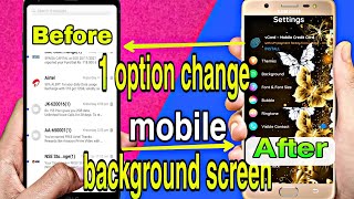 how to change mobile message background thems and photos full details in Telugu screenshot 5