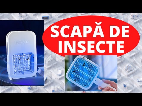 Scapă de ţânţari cu lampa anti-insecte 2 în 1 de la Rovus. Vezi cum funcţionează