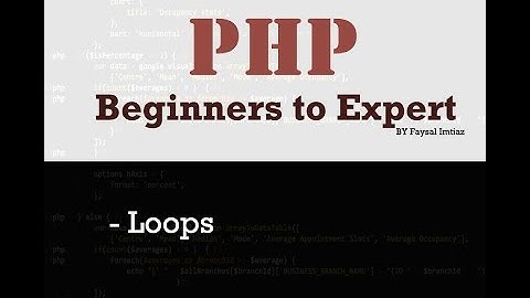PHP Loops explained (for, while, foreach and do while)
