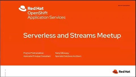 Streaming in a Serverless environment
