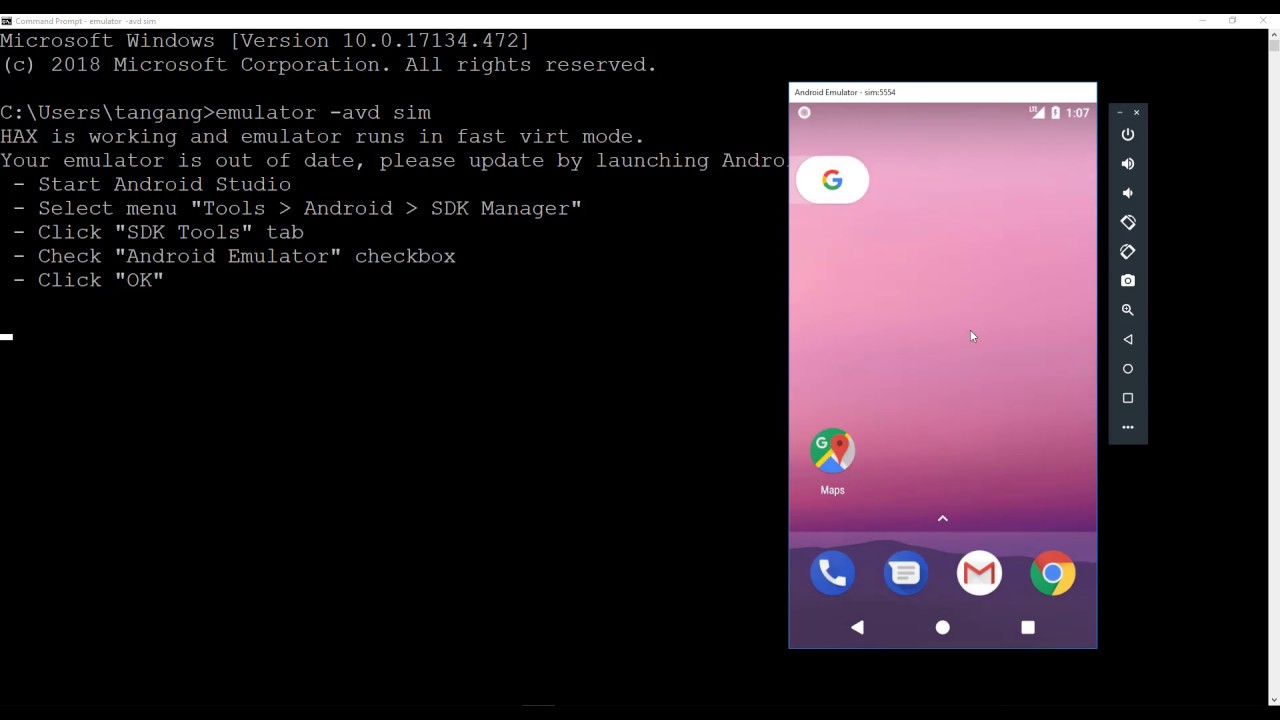 how to make android emulator use camera android studio