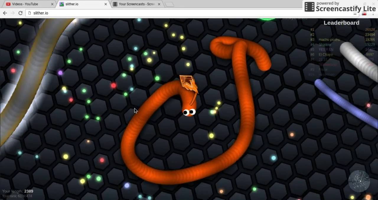 how to play slither.io YouTube