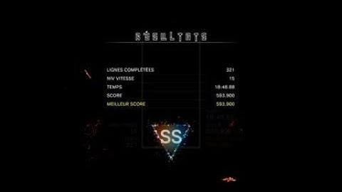 Tetris Effect : Marathon Mode SS Rank