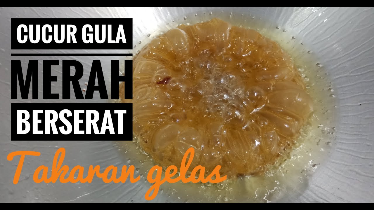 RESEP CUCUR GULA MERAH BERSERAT - YouTube