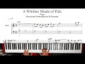 A Whiter Shade Of Pale - Procol Harum / Organ Part, Cover, [TUTORIAL/SHEET MUSIC]