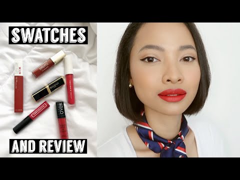 Video: Yang mana lipstik merah terbaik?