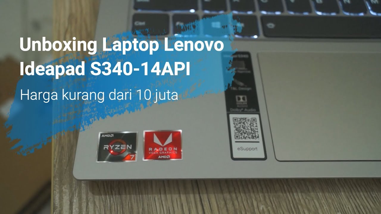 Unboxing Laptop Lenovo S340 14api Youtube