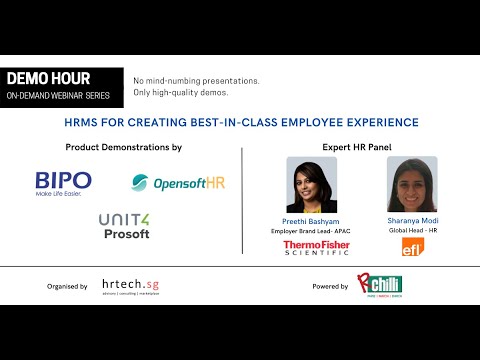DEMO HOUR HRMS For Creating Best In Class Employee Experience  BIPO  OpensoftHR   Unit4 Prosoft