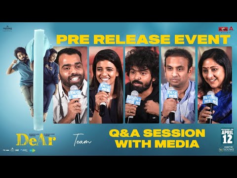 Dear Movie Qbackslashu0026A Session With Media At Pre Release Event | TFPC - TFPC