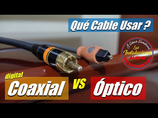 Coaxial vs Optical- Digital Coaxial vs Optical Cable- Coaxial Cable Digital  Audio Out vs Optical 