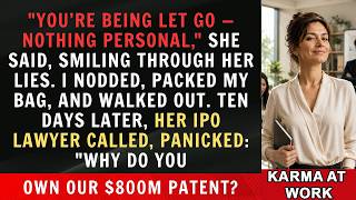 My Boss Fired Me Without Knowing I Controlled the $800M Patent—Then Everything Changed screenshot 2