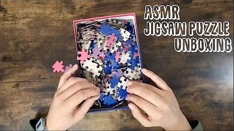 ASMR Jigsaw unboxing and solving | Whispering