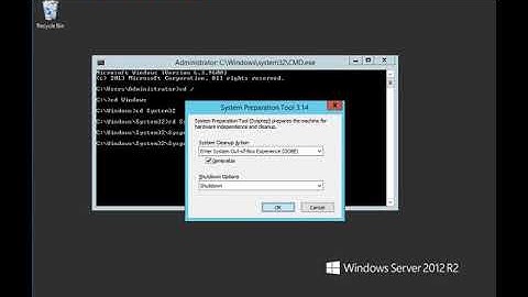 How To SysPrep Windows Server for deployments