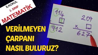 ÇARPMADA VERİLMEYENİ BULMA verilmeyen çarpanı nasıl buluruz?