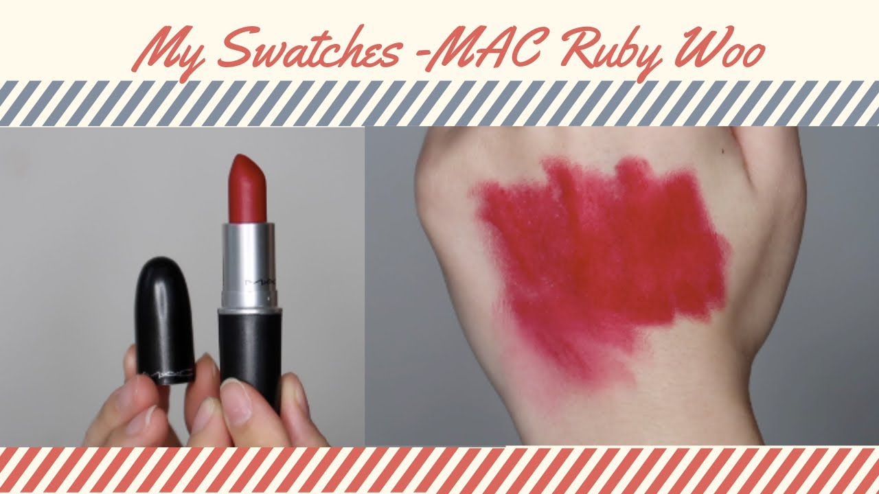 Mac Retro Matte Lipstick Ruby Woo Swatches True Swatches No