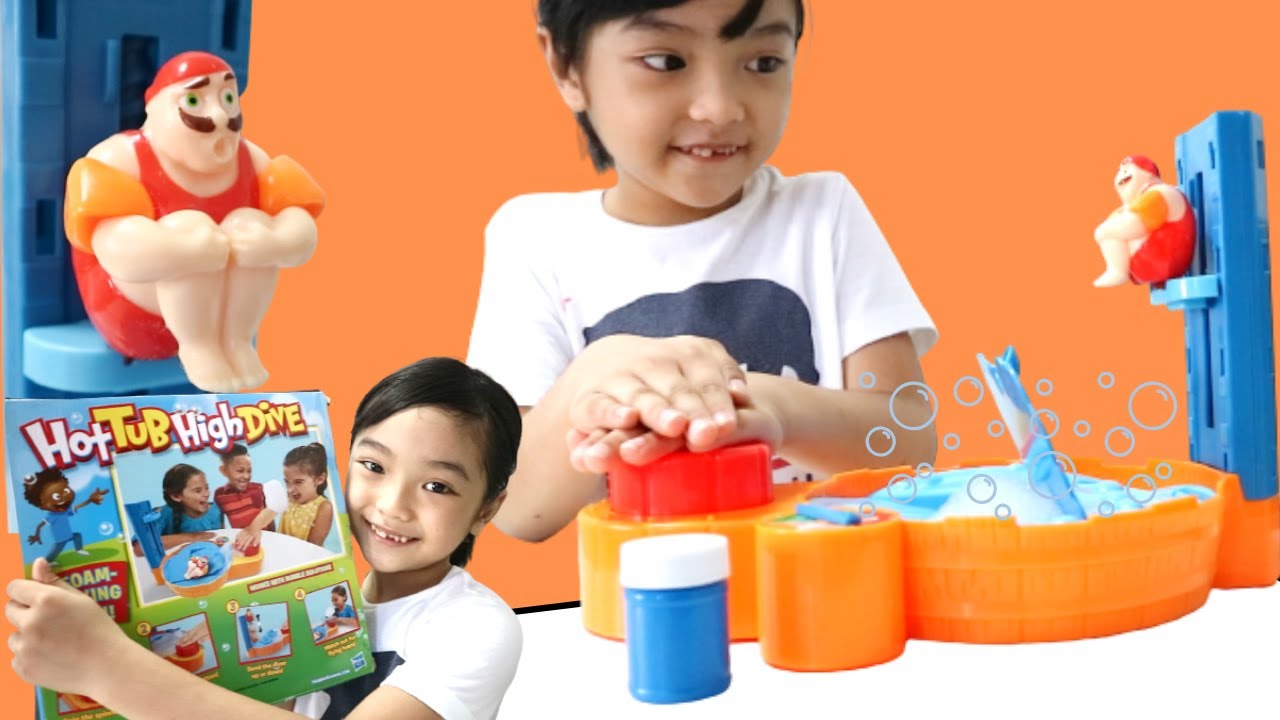 AB FOAM FLYING FUN HOT TUB HIGH DIVE YouTube