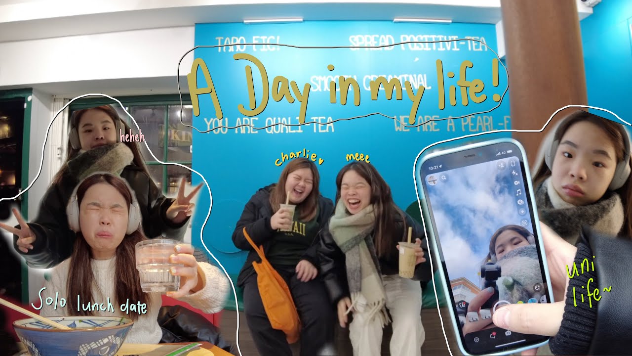 {london vlog} a day in my life: uni vlog, bubble tea, dinner date ...