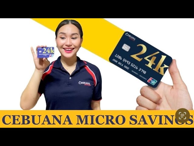 Ipon Journey with CEBUANA 24k CARD MICROSAVINGS ACCOUNT