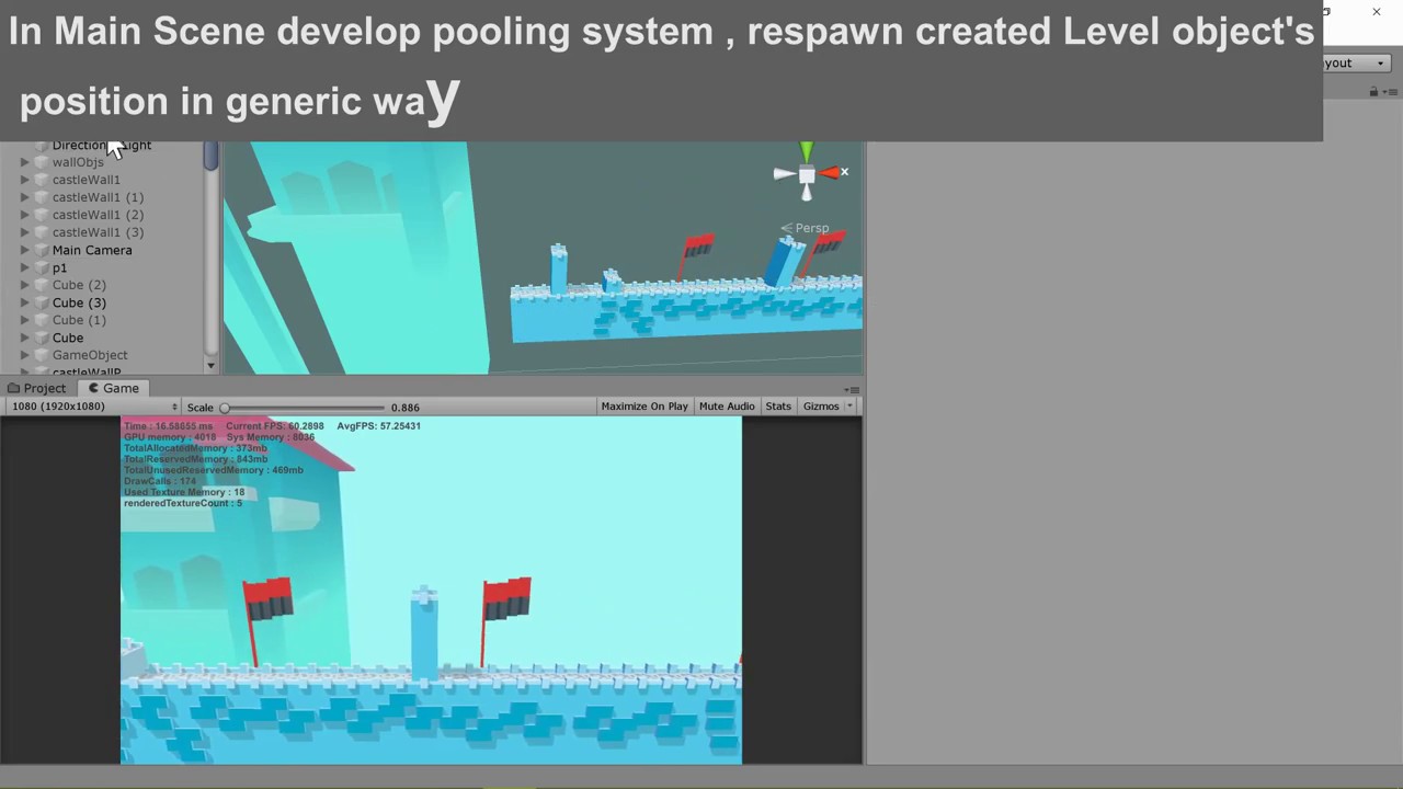 DisPlace : 7 Runners upcoming indie game , Object Pooling System unity ...