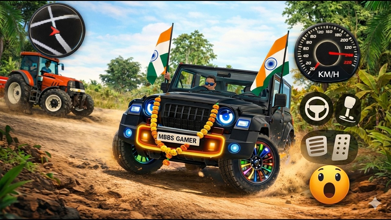 🔴MBBS Gamer LIVE 🚑 | Thar Off-Road Challenge 😈 Crash Hoga Ya Win? 😂#shortsfeed #shorts #short