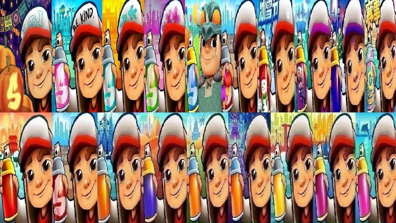 subway surfers Mexico Halloween 2021 VS Las Vegas Mumbai Tokyo New York Berlin Chinese Version Space