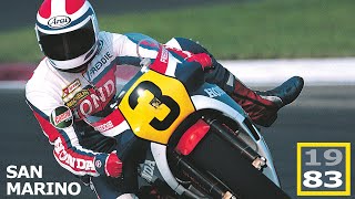 1983 San Marino Bike GP | Freddie Spencer vs Kenny Roberts